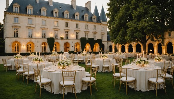 Les plus beaux lieux de receptions dans le val de loire